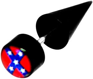 rebellenflagge_facke_plug_ohr